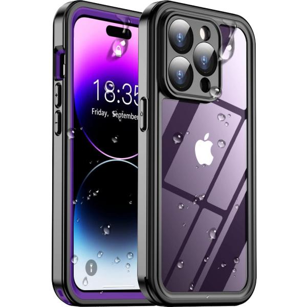 Temdan  Real 360 for iPhone 14 Pro Case Waterproof...