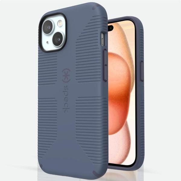 Speck iPhone 15 ケース ー MagSafe用に構築 落下保護グリップ ー iPhon...