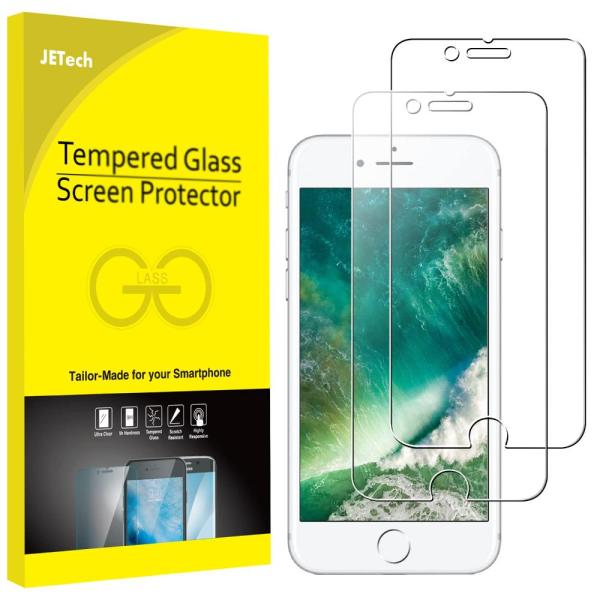 JEDirect iPhone8/iPhone7 用 強化ガラス 液晶保護フィルム 4.7インチ 2...