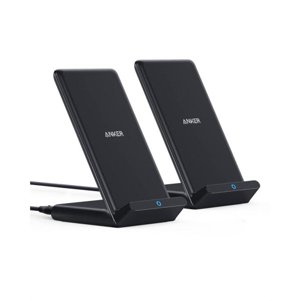 Anker 2 Pack 313 Wireless Charger (Stand), QiーCert...