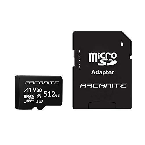 アルカナイト(ARCANITE) 512GB microSDXCカード UHSーI U3, A1, ...
