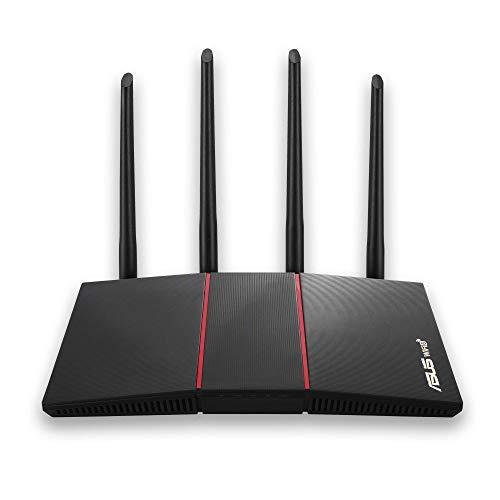 ASUS RTーAX55 AX1800 Dual Band WiFi 6 Gigabit Route...