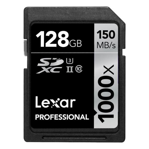 LEXAR MEDIA Professional 1000x 128GB SDXC UHSーII S...