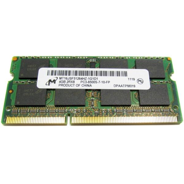 Micron 4GB PC3ー10600 DDR3ー1333MHz NonーECC メモリモジュール...