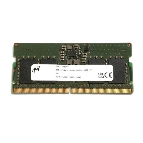 Micron SODIMM 8GB PC5 DDR5 4800 1Rx16 MTC4C10163S1...