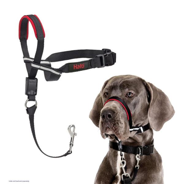 Halti Optifit ヘッドカラー 犬 引っ張り防止 首輪 大型犬 ブラック Lサイズ