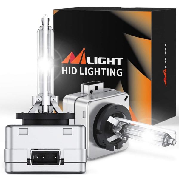 Nilight D3S HIDヘッドライト電球 スーパーブライト D3S HIDバルブ 6000K ...