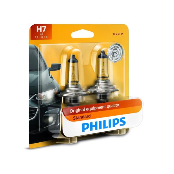 Philips Automotive Lighting H7 標準ハロゲン交換用ヘッドライト電球 2...