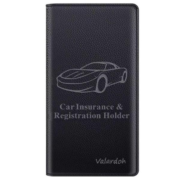 Valardoh プレミアム 自動車登録 保険カードホルダー カードキュメントホルダー カード 運転...
