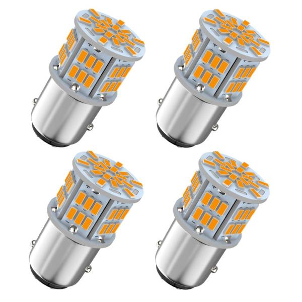 MelphanーAuto 1157 Led Light Bulb Amber Yellow, 12V...