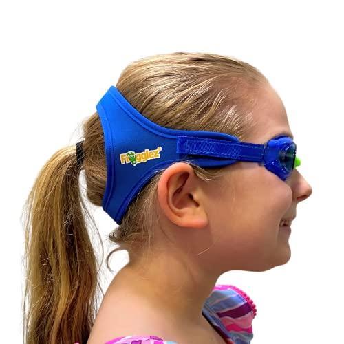 Frogglez Swim Goggles for Kids Age 3?+ブルー潜水艦パターン