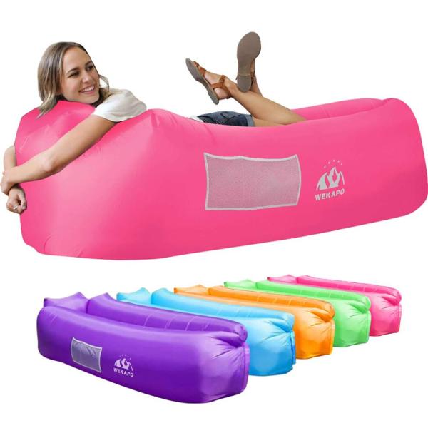 WEKAPO Inflatable Lounger Air Sofa HammockーPortabl...