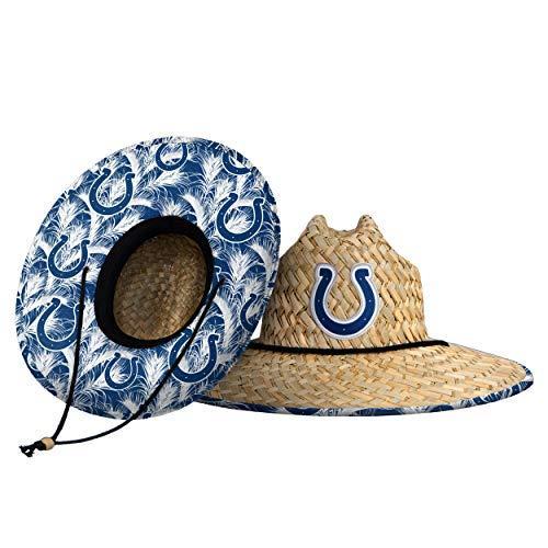 FOCO unisex adult Nfl Team Logo Floral Sun Straw H...