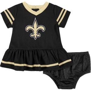 Gerber 子供服 NFL ニューオーリンズ セインツ ガールズ 2018Dazzle ドレス&パンツ ブラック 18ヶ月の商品画像