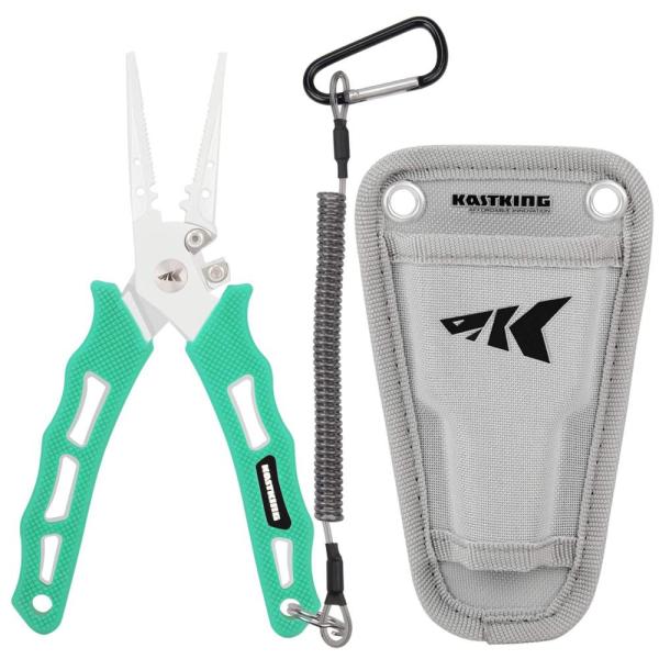 KastKing Cutthroat 7 inch Fishing Pliers, 420 Stai...