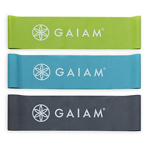 Gaiam Restore Mini Band Kit, Set of 3, Light, Medi...