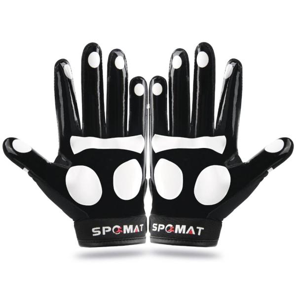 SPOMAT Youth Football Gloves for Kids with Sticky ...
