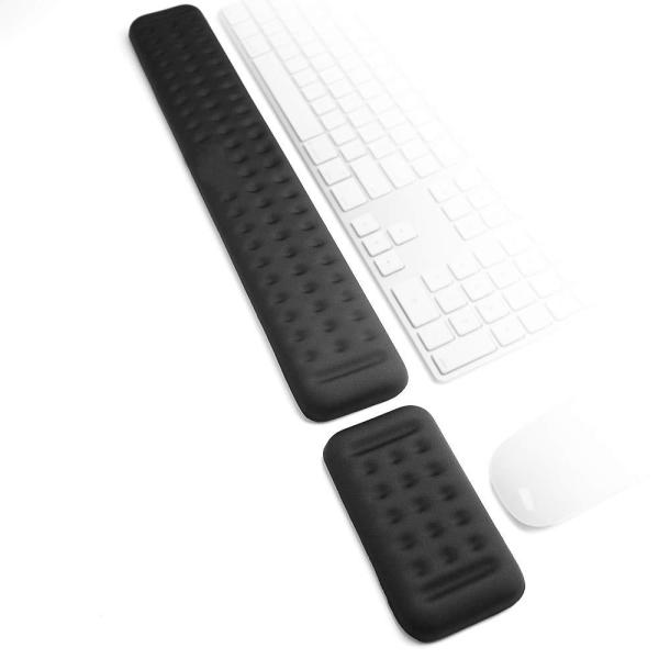 Keyboard and Mouse Wrist Rest Set Gaming Memory Fo...
