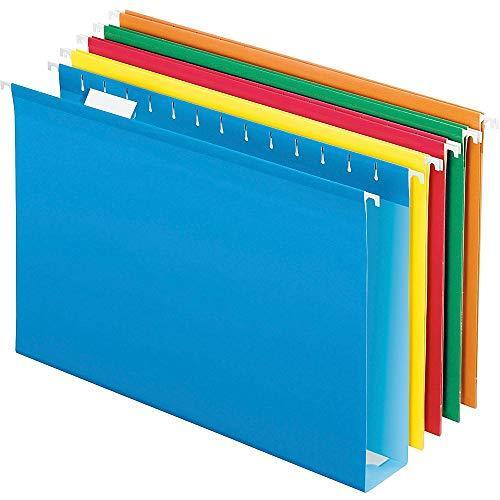 Reinforced 2&quot; Extra Capacity Hanging File Folders,...