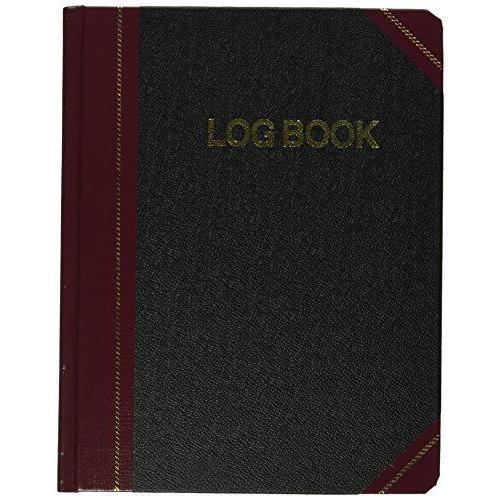 Log Book, Record Rule, Black/Red Cover, 150 Pages,...