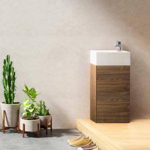 洗面台 アサヒ衛陶 コンパクト洗面セット 間口380mm