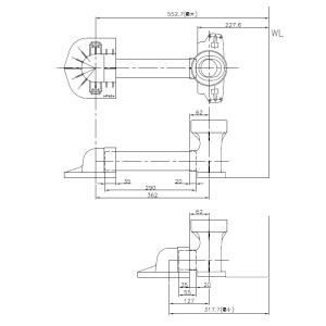 【アサヒ衛陶 直営店】排水アジャスター 排水芯320mm〜550mm トイレ部品 VCF566S｜st-e-shop