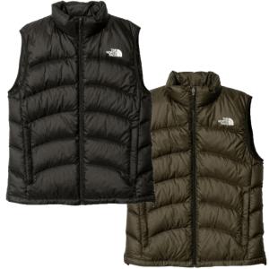 THE NORTH FACE ザノースフェイス アコンカグアベスト ND92243 メンズ ダウンベスト 中わた 重ね着 アウトドア キャンプ ブラック オリーブ S M L XL XXL｜st-king