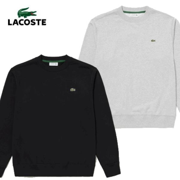 LACOSTE プレミアムスウェットクルーネック SH6913 メンズ SWEAT ブラック 黒 グ...