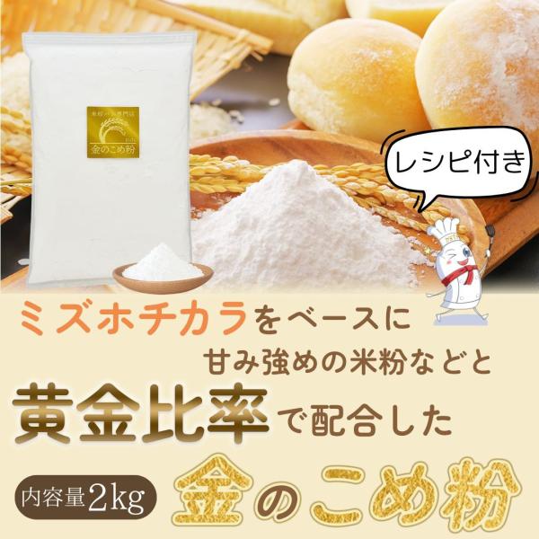 米粉 パン用 ミズホチカラ 2kg×10袋 金の 米粉 ミズホノチカラ オリジナルブレンド 国産 製...