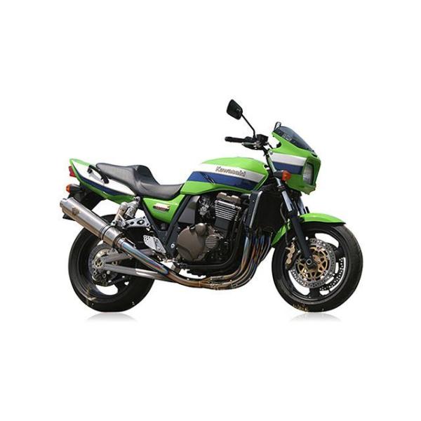 R’s GEAR ZRX1200/R マフラー本体 ワイバン フルエキゾースト シングル（チタンポリ...