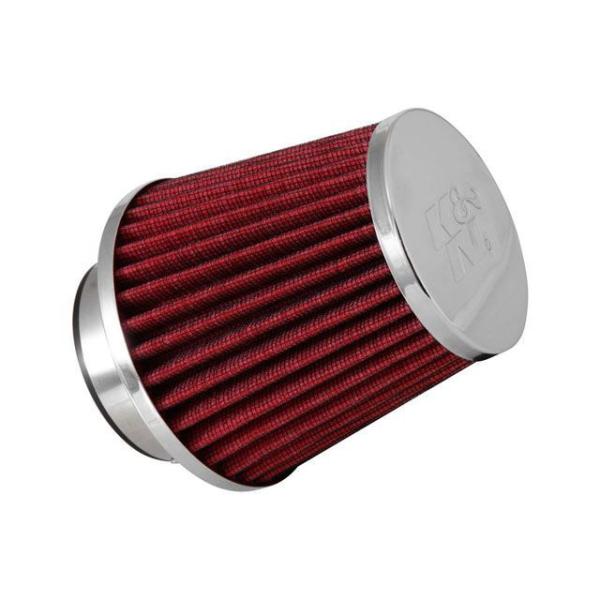 K&amp;N エアクリーナー ラウンドテーパー/クローム/アジャスタブル φ57/64/70（89：114...