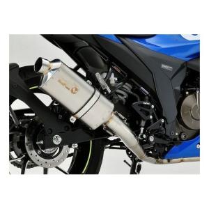 プリティー製 ZRX400/2 98〜 流 タイプ1 4-2-1 マフラーメッキ