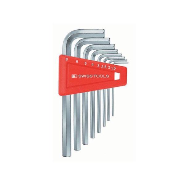 PBSWISSTOOLS ハンドツール 210H-5 ホルダー付六角棒レンチセット（パックナシ） P...
