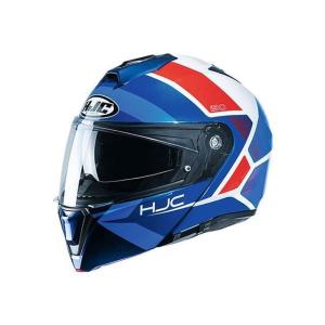 正規品／HJC システムヘルメット（フリップアップ） HJH190 i90 ホレン（ブルー/レッド） サイズ：S エイチジェイシー バイク｜st-ride