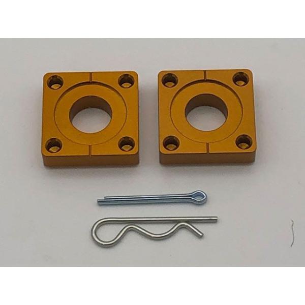 C.F.POSH Z900/RS チェーン関連パーツ チェーンアジャスタープレート（ゴールド） クリ...