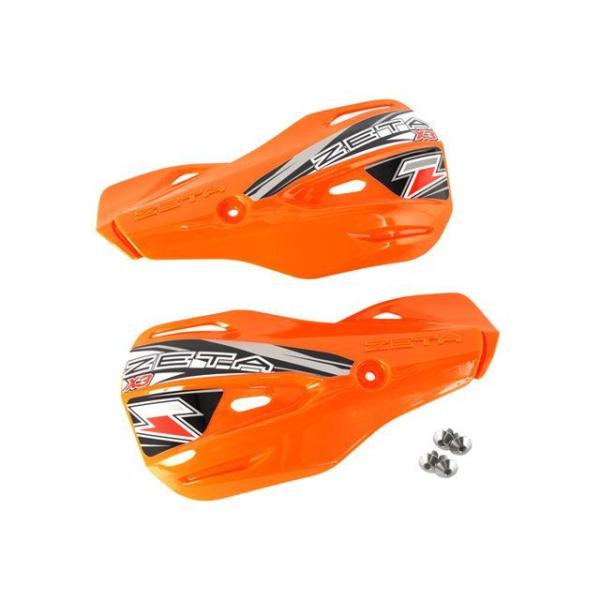 ZETA 汎用 ハンドル周辺パーツ X3プロテクター（オレンジ） ジータ