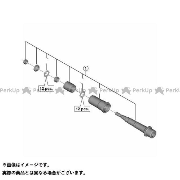 SHIMANO パーツ YL8G98010 PD-R7000 ペダル軸組立品 右 シマノ（自転車）