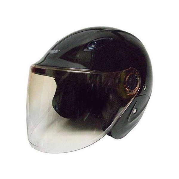 正規品／ISHINO SYOKAI ジェットヘルメット セミジェットヘルメット BK（MAX207B...