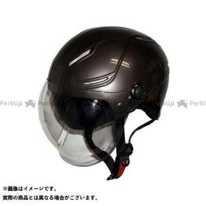 ISHINO SYOKAI ハーフヘルメット Wシールドハーフヘルメット MAX56W-GM 石野商会