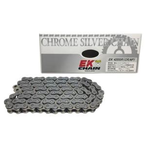 EKチェーン 汎用 チェーン関連パーツ ハイパフォーマンス ノンシールチェーン 420SR SPJ カラー シルバー リンク数 106L 江沼チェーン｜パークアップバイクYahoo!店