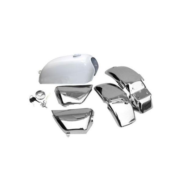 Sea Tac エイプ 外装セット エイプ用 タンク＆外装セット カラー ホワイト 田中商会