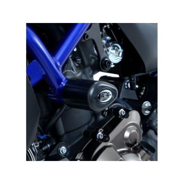 R&amp;G MT-07 XSR700 スライダー類 エアロクラッシュプロテクター ブラック アールアンド...