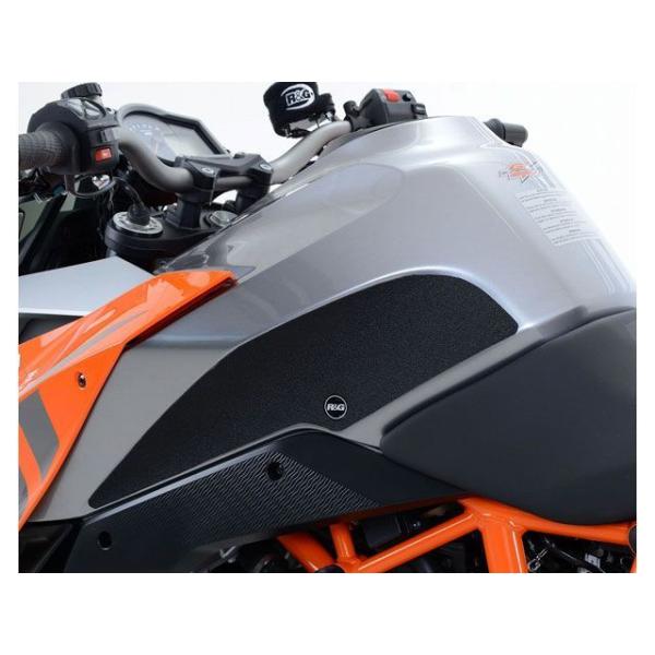 R&amp;G 1290 SuperDuke GT タンク関連パーツ タンクトラクショングリップ（クリア） ...