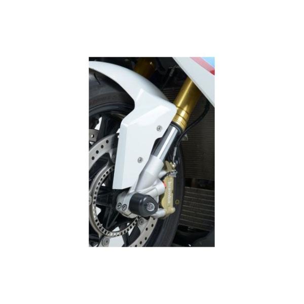 R&amp;G HP4 S1000RR その他サスペンションパーツ フォークプロテクター ブラック アールア...
