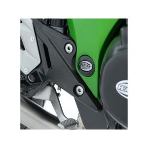 正規品／R&G Z800 メインフレーム フレームインサート ブラック アールアンドジー バイク｜st-ride