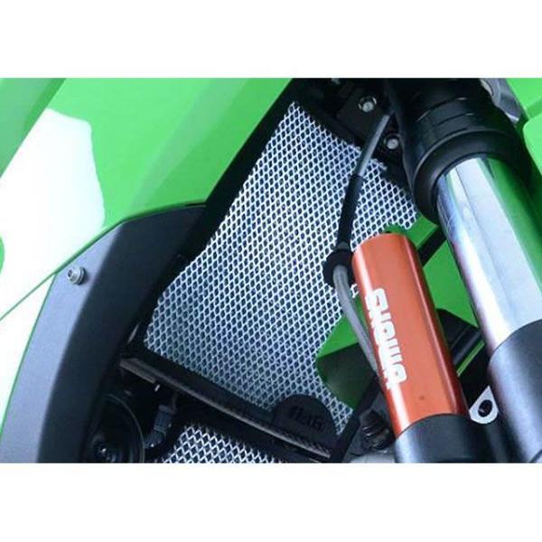 R&amp;G ZX-10R ZX-10RR ラジエター関連パーツ ラジエターガード チタンレーシング アー...