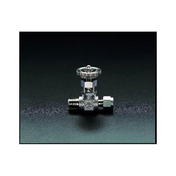 ESCO 作業場工具 R 1/4”x 6mm ミニチュアバルブ（ステンレス製） エスコ