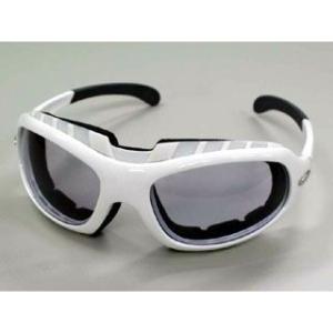 C.F.POSH サングラス ライディンググラス2084 カラー ホワイト/ホワイト クリエイティブ...