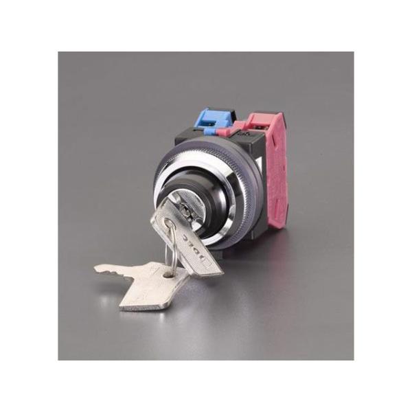 ESCO 電動工具 30mm用 セレクタースイッチ（キー操作型） エスコ