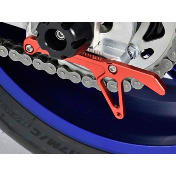 AGRAS YZF-R1/M その他ステップ関連パーツ リアスタンドフック カラー シルバー アグラ...